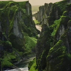 Trending Mossy Icelandic Mountain Valley