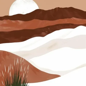 Wholesale Desert Landscape Canvas Print 1