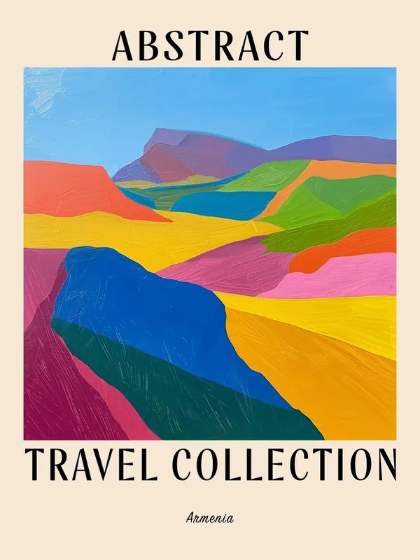 Holiday Sale Abstract Travel Collection Poster Armenia 1