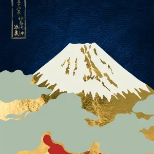 Warranty Included Mt Fuji - Japanese Golden Fuji, Japanese golden poster