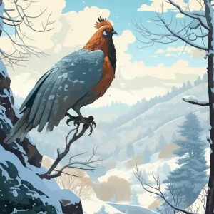 Winter Grouse 3 Illustration Save Now