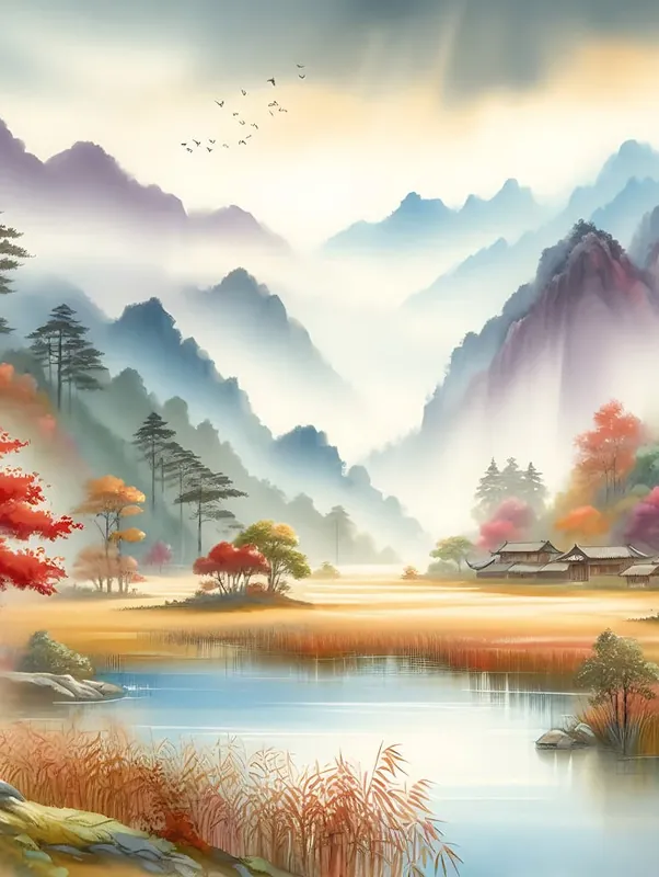 Discount Watercolor Vibrant Country 10