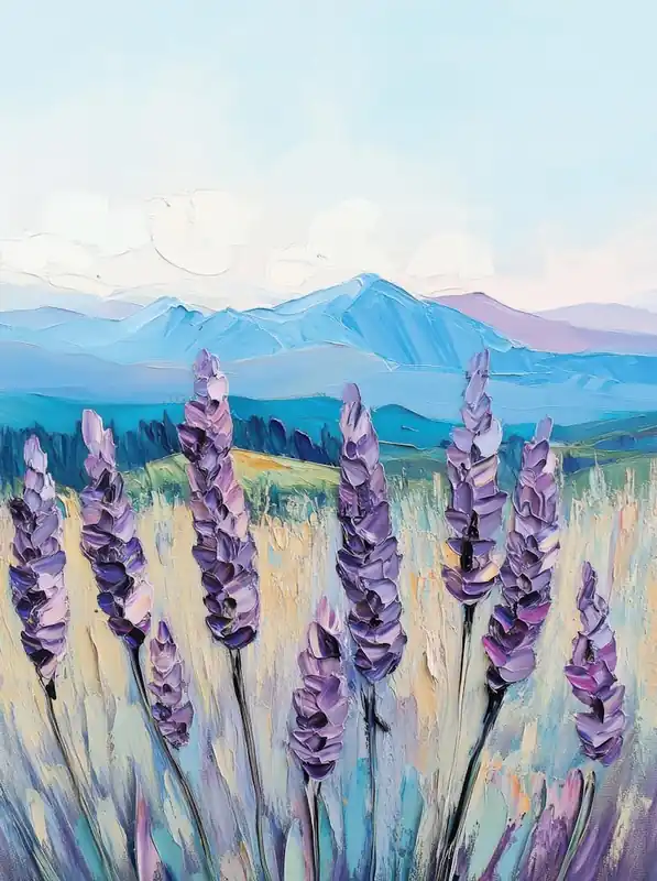 Don’t Miss Out Lavender Ii Canvas Print