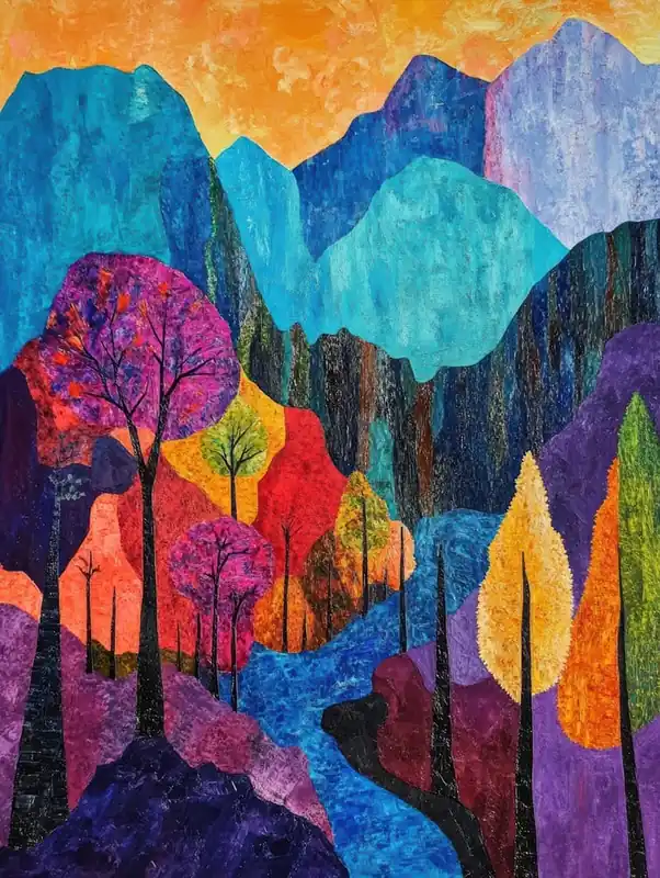 Best Seller colorful mountain landscape 6