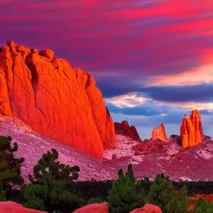 The Garden Of The Gods Sunset Pop Art Must Have