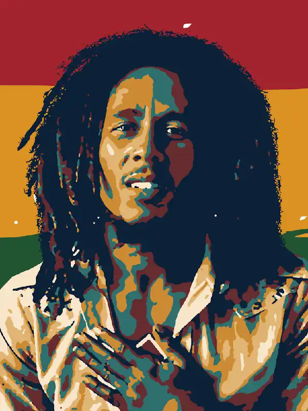 Bob Marley Portrait Certified
