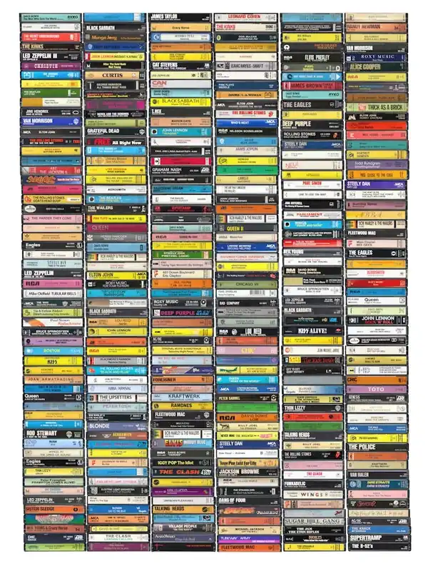 Ultimate 1970s Music Collection - Vintage Cassette Print Factory Price