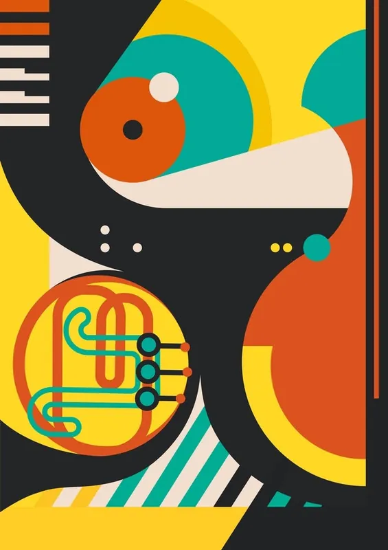Shop Now Abstract Musical Instruments