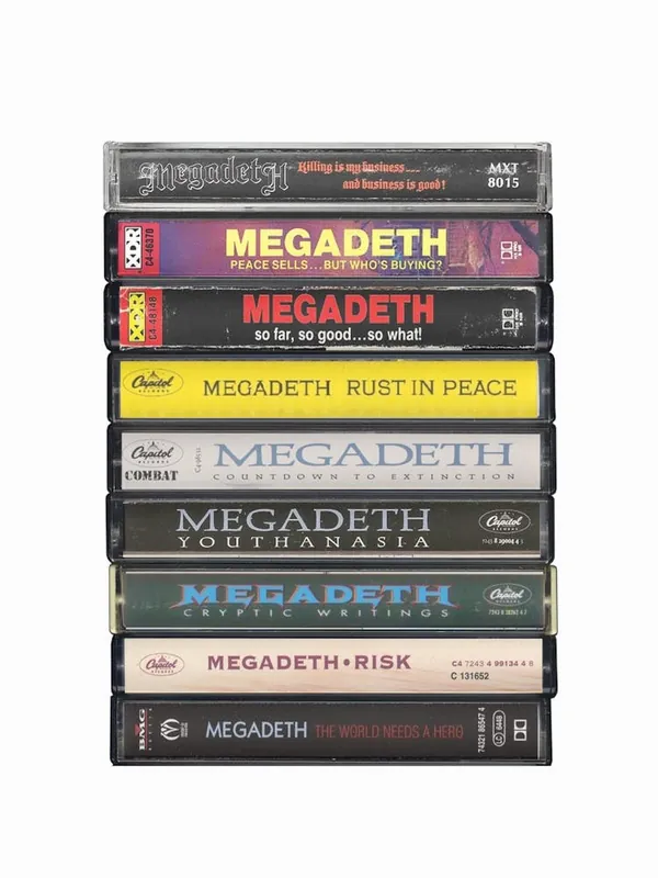 Seasonal Sale Megadeath Albums - Cassette Print Music Poster
