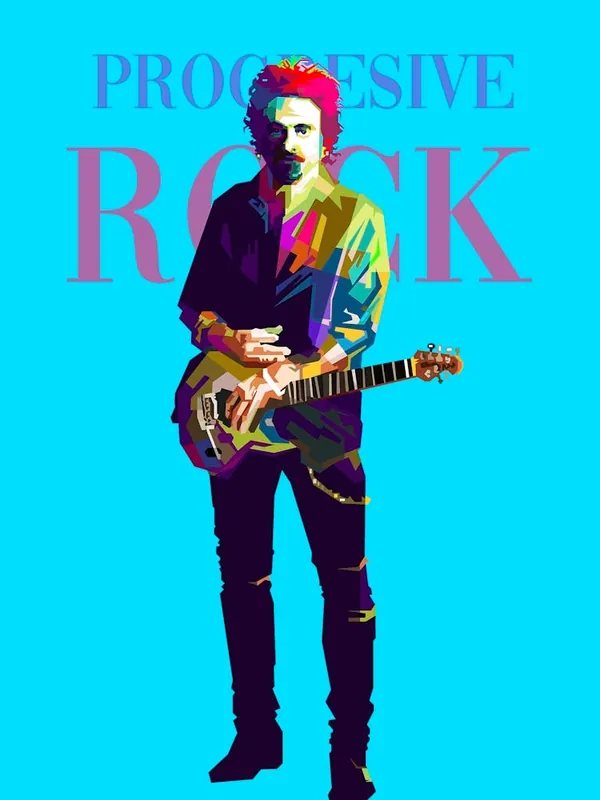 Steve Lukather Rock Musician Pop Art Wpap Style Illustrationtrending Now Professional Grade